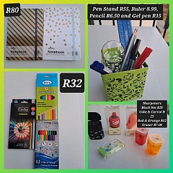 Pen stands and Files