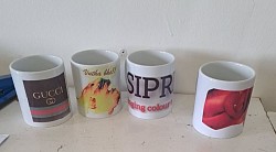 Own designed mugs from R55
