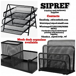 Mesh desk organizer from 250